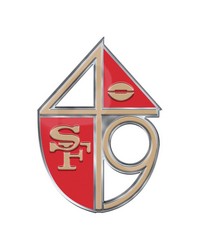 San Francisco 49ers Embossed Color Emblem2 by   