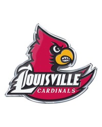 Louisville Cardinals Embossed Color Emblem2 by   