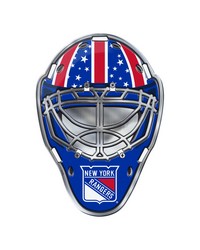 New York Rangers Embossed Helmet Emblem by   