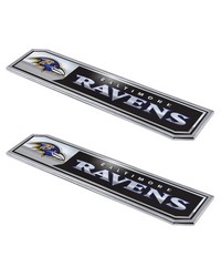 Baltimore Ravens Embossed Truck Emblem 2-pk by   