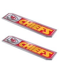 Kansas City Chiefs Embossed Truck Emblem 2-pk by   