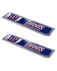 New York Giants Embossed Truck Emblem 2-pk by   