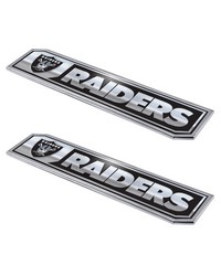 Las Vegas Raiders Embossed Truck Emblem 2-pk by   