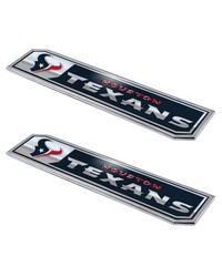 Houston Texans Embossed Truck Emblem 2-pk by   