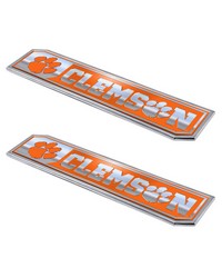 Clemson Tigers Embossed Truck Emblem 2-pk by   