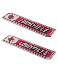 Louisville Cardinals Embossed Truck Emblem 2-pk by   