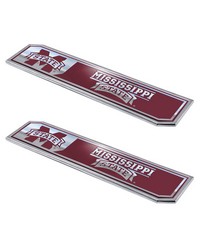 Mississippi State Bulldogs Embossed Truck Emblem 2-pk by   