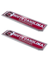 South Carolina Gamecocks Embossed Truck Emblem 2-pk by   