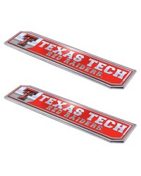 Texas Tech Red Raiders Embossed Truck Emblem 2-pk by   