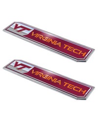 Virginia Tech Hokies Embossed Truck Emblem 2-pk by   