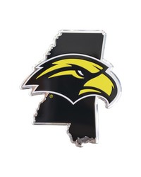 Southern Miss Golden Eagles Embossed State Emblem by   