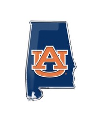 Auburn Tigers Embossed State Emblem by   