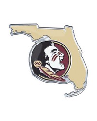 Florida State Seminoles Embossed State Emblem by   