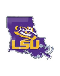 LSU Tigers Embossed State Emblem by   