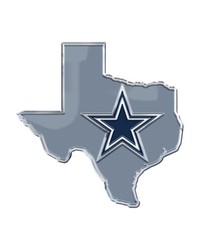 Dallas Cowboys Embossed State Emblem by   