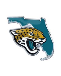 Jacksonville Jaguars Embossed State Emblem by   