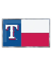 Texas Rangers Embossed State Flag Emblem by   