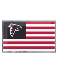 Atlanta Falcons Embossed State Flag Emblem by   