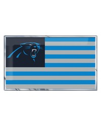 Carolina Panthers Embossed State Flag Emblem by   