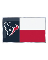 Houston Texans Embossed State Flag Emblem by   