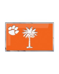 Clemson Tigers Embossed State Flag Emblem by   