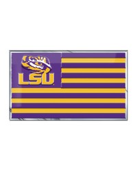 LSU Tigers Embossed State Flag Emblem by   