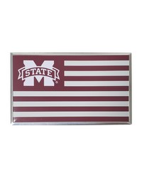 Mississippi State Bulldogs Embossed State Flag Emblem by   