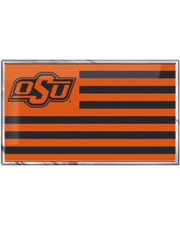 Oklahoma State Cowboys Embossed State Flag Emblem by   