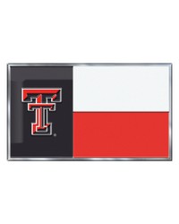 Texas Tech Red Raiders Embossed State Flag Emblem by   