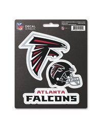 Atlanta Falcons Decal 3-pk by   