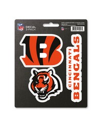 Cincinnati Bengals Decal 3-pk by   