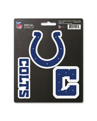 Indianapolis Colts Decal 3-pk by   