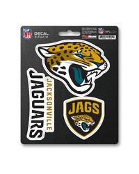 Jacksonville Jaguars Decal 3-pk by   