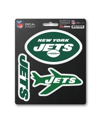 New York Jets Decal 3-pk by   