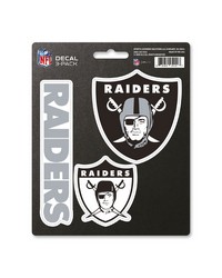 Las Vegas Raiders Decal 3-pk by   