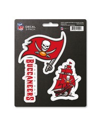 Tampa Bay Buccaneers Decal 3-pk by   