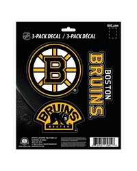 Boston Bruins Decal 3-pk by   