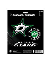 Dallas Stars Decal 3-pk by   