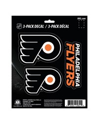 Philadelphia Flyers Decal 3-pk by   