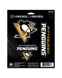 Pittsburgh Penguins Decal 3-pk by   