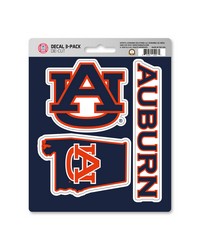 Auburn Tigers Decal 3-pk by   