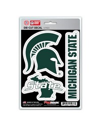 Michigan State Spartans Decal 3-pk by   