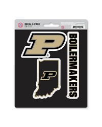 Purdue Boilermakers Decal 3-pk by   