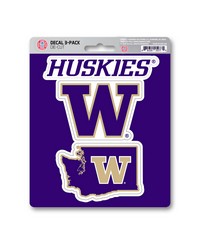 Washington Huskies Decal 3-pk by   