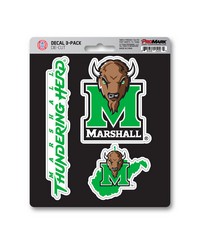 Marshall Thundering Herd Decal 3-pk by   