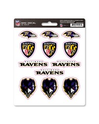 Baltimore Ravens Mini Decal 12-pk by   