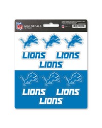 Detroit Lions Mini Decal 12-pk by   