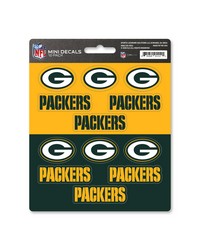 Green Bay Packers Mini Decal 12-pk by   