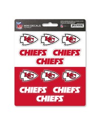 Kansas City Chiefs Mini Decal 12-pk by   