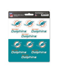 Miami Dolphins Mini Decal 12-pk by   